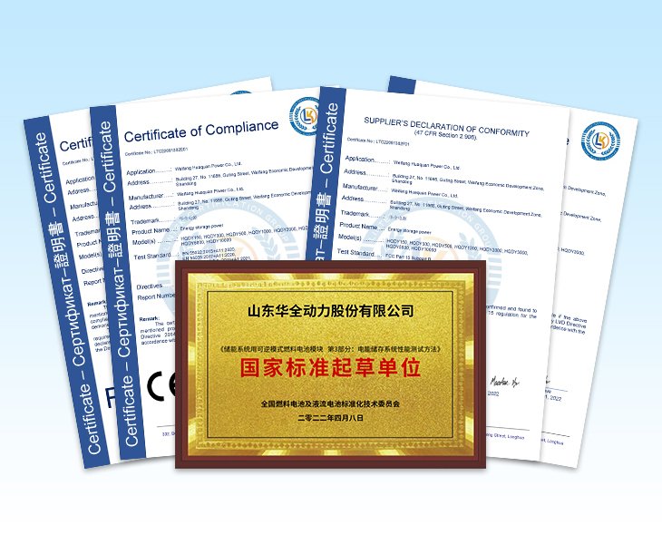 HUAQUAN Portable Power Station’s Qualifications and Certifications