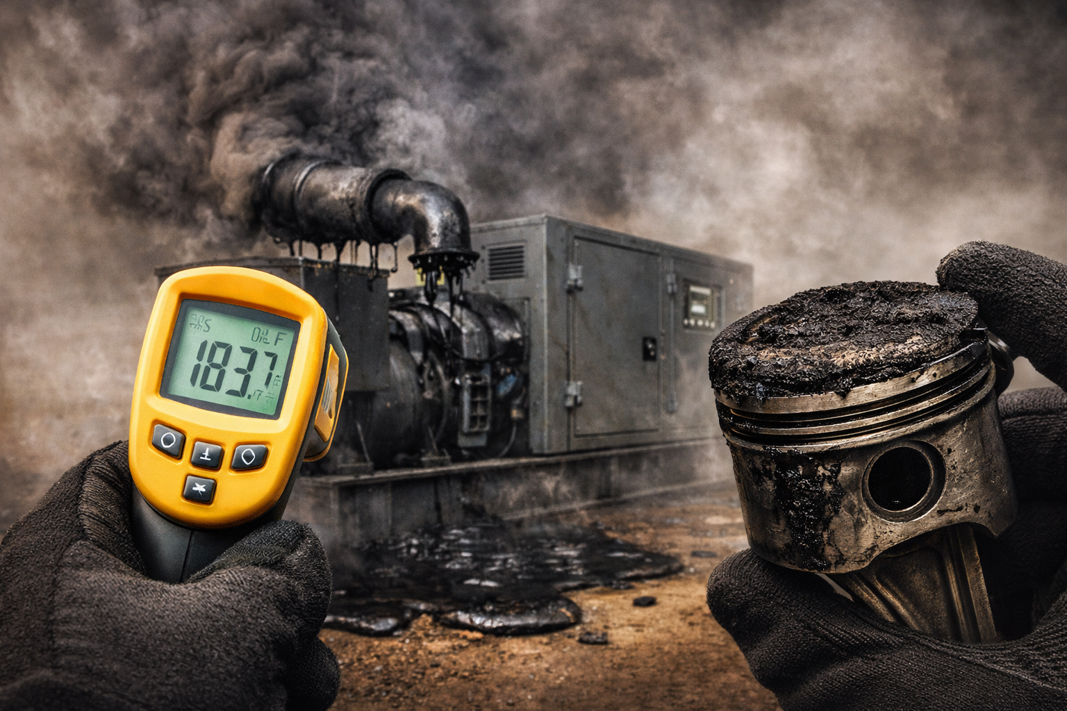 What Is Generator Wet Stacking? Signs, Symptoms & How to Prevent It 2 generator wet stacking