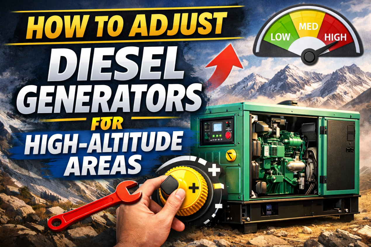 How to Adjust Diesel Generators for High-Altitude Areas