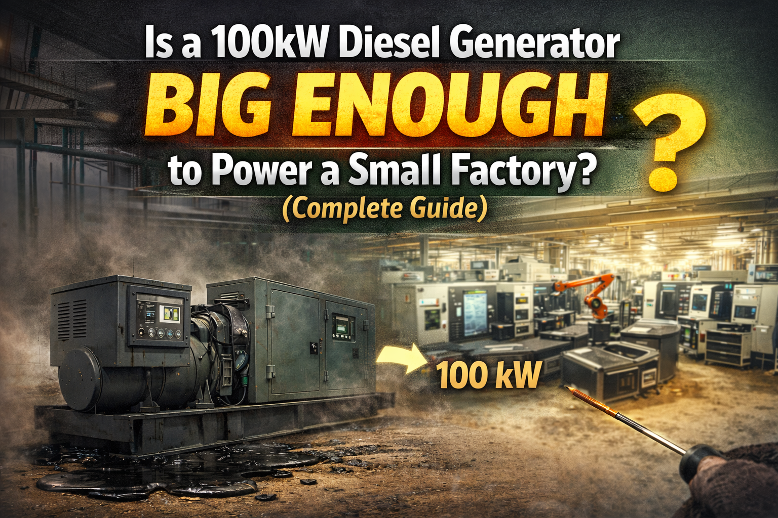 100kw diesel generator