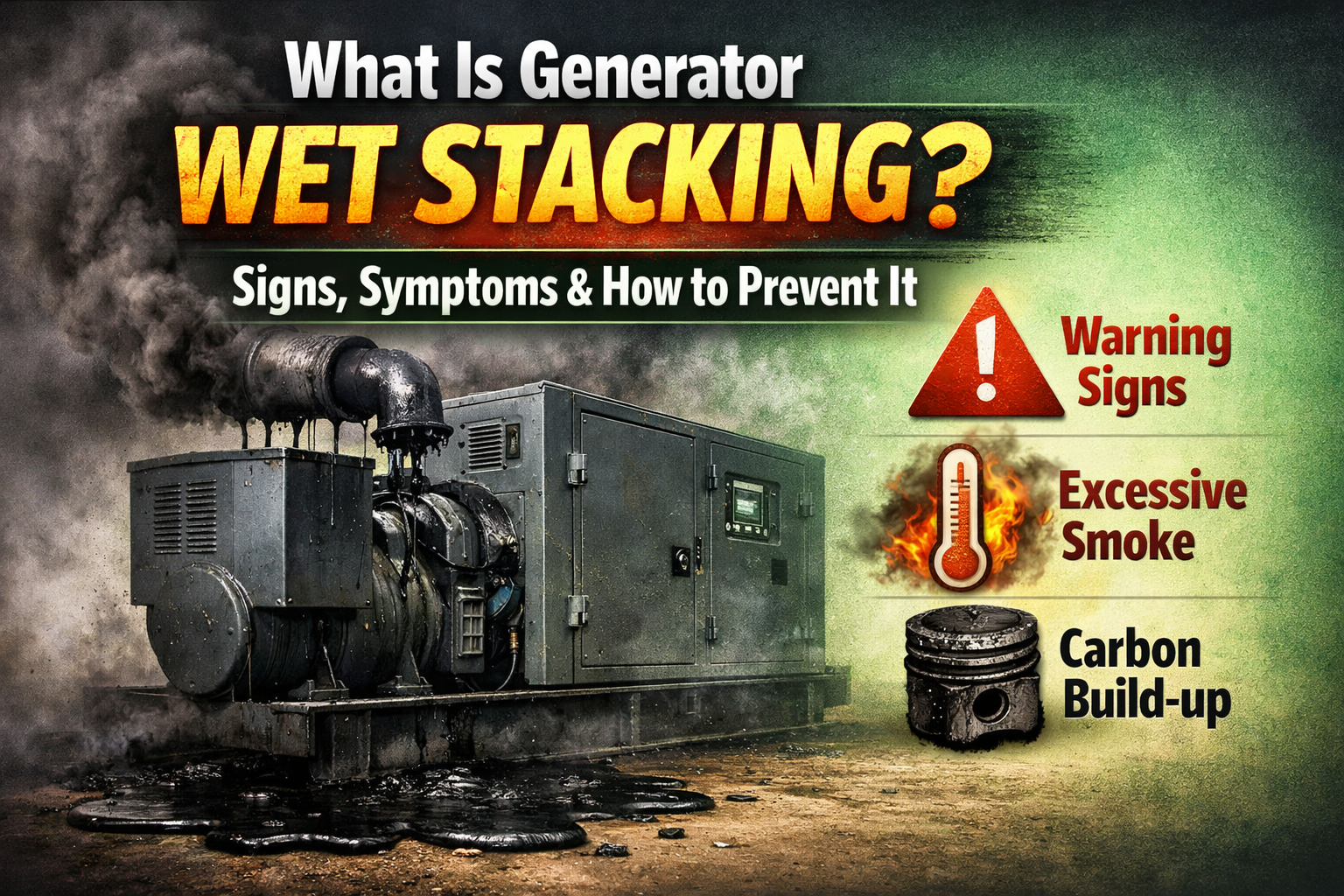 generator wet stacking