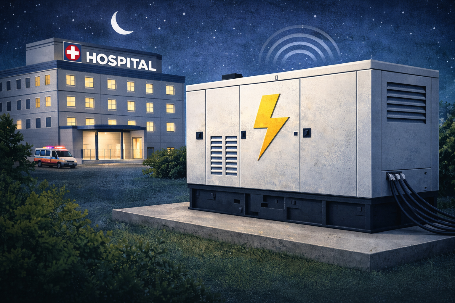 Solution to Automatic Switching Fault of Diesel Generator 2 generators for hospitals