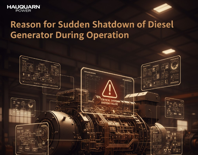 sudden shutdown of diesel generator
