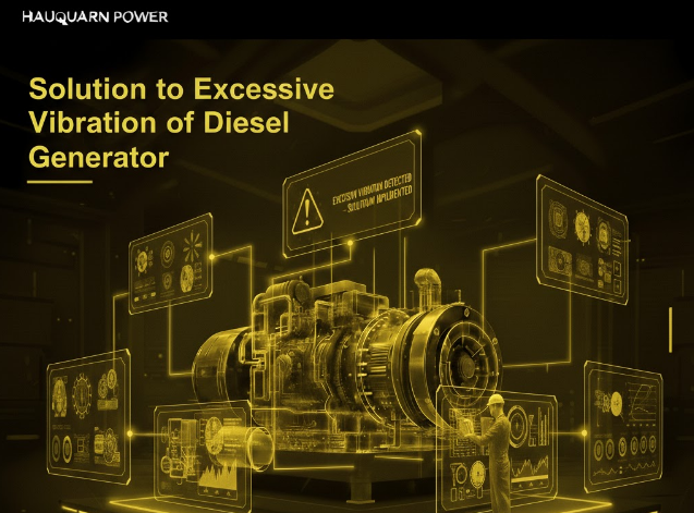 excessive vibration of diesel generators