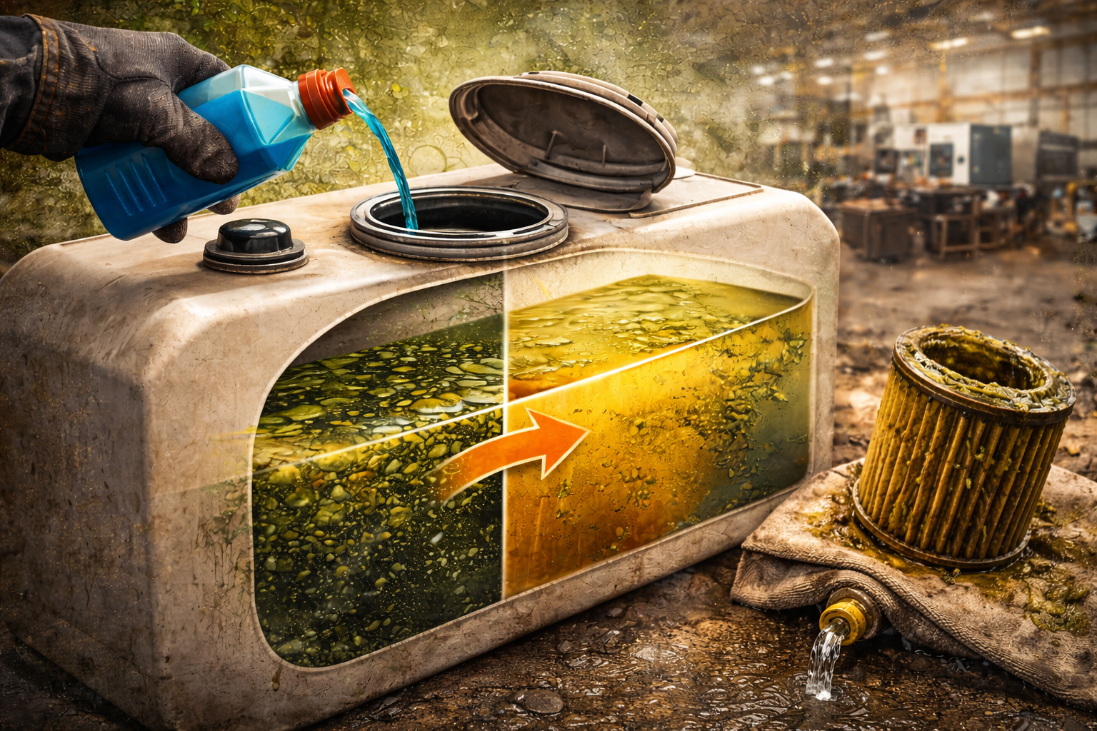 algae in diesel fuel 