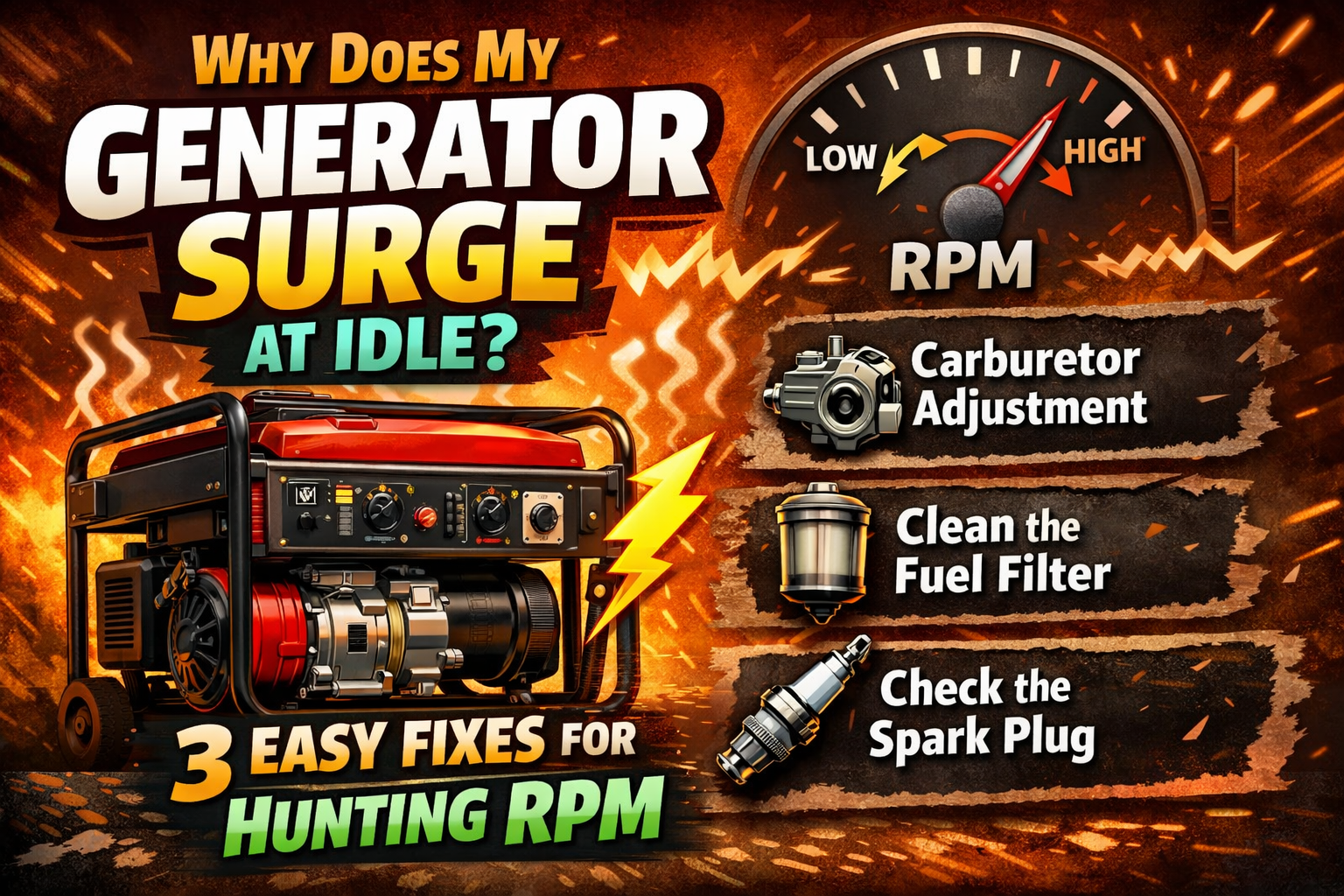 generator surging