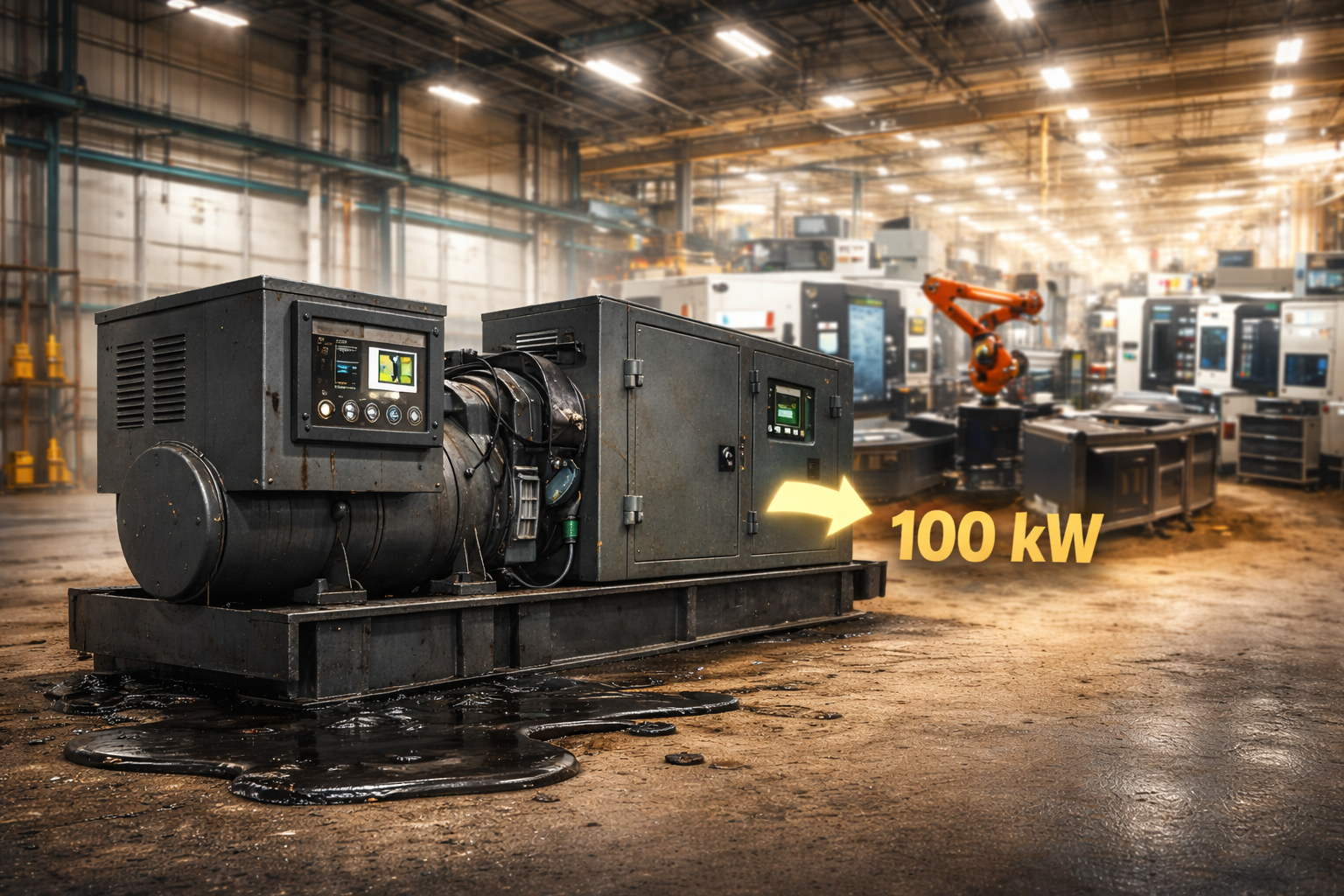 Is a 100kW Diesel Generator Big Enough to Power a Small Factory? 2 100kw diesel generator