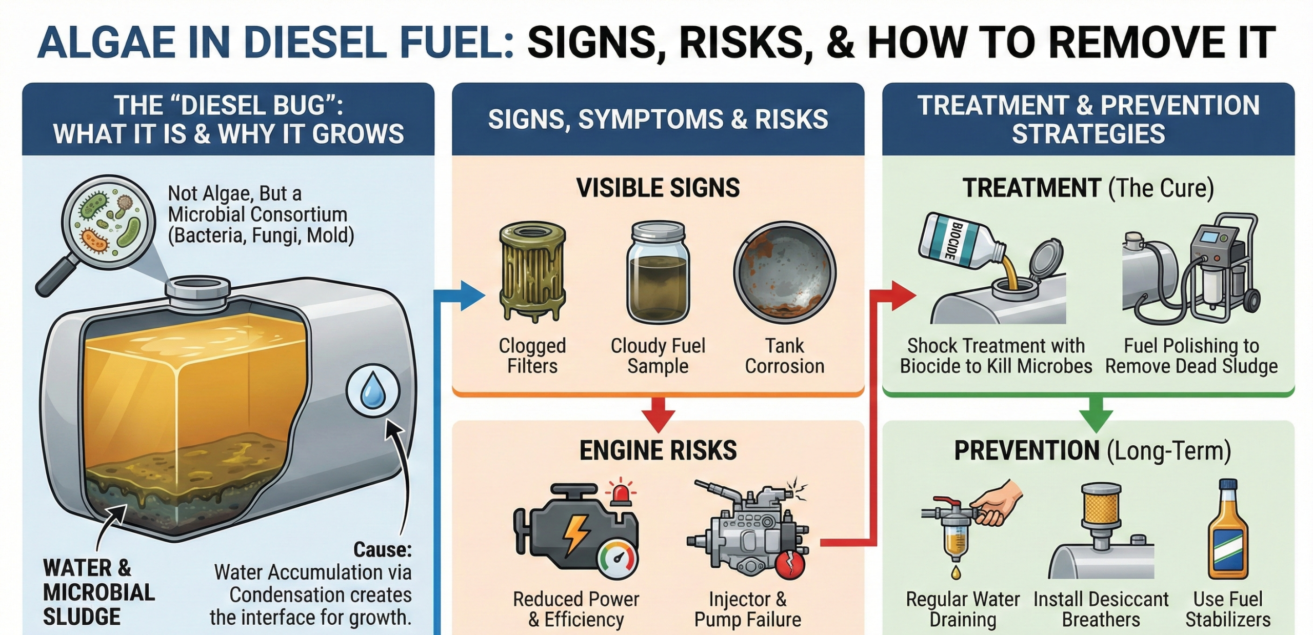 algae in diesel fuel 