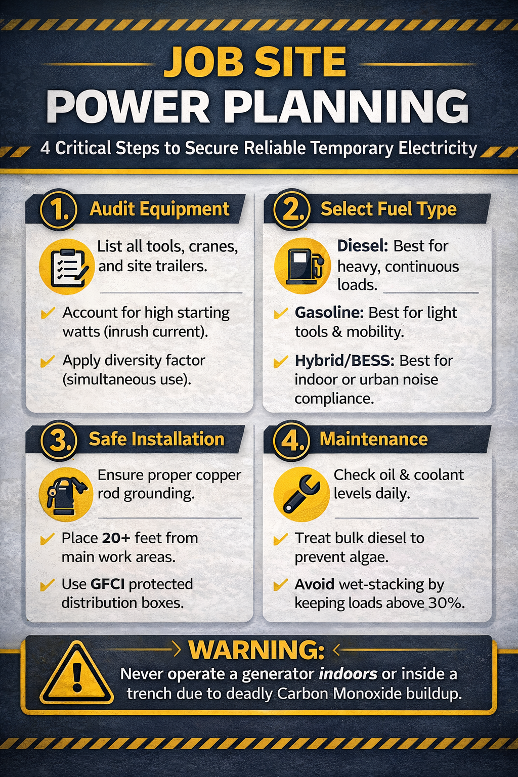 Generator for Construction Site: Comprehensive Power Planning Guide for Contractors 2 generator for construction site