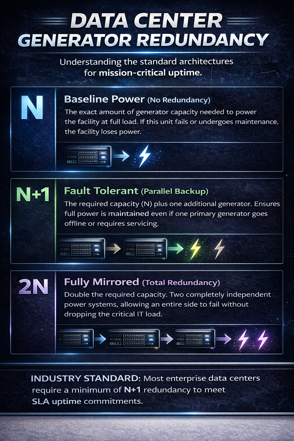 Backup Generator for Data Center: Requirements & Best Practices 2 generator for data center