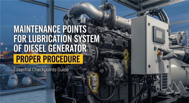 diesel generator lubrication system