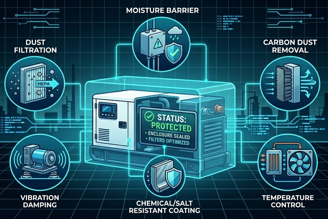 Diesel Generator AVR Fault Identification and Replacement 2 Capture 5
