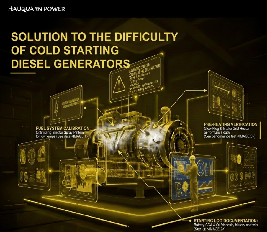Difficulty of Cold Starting Diesel Generators