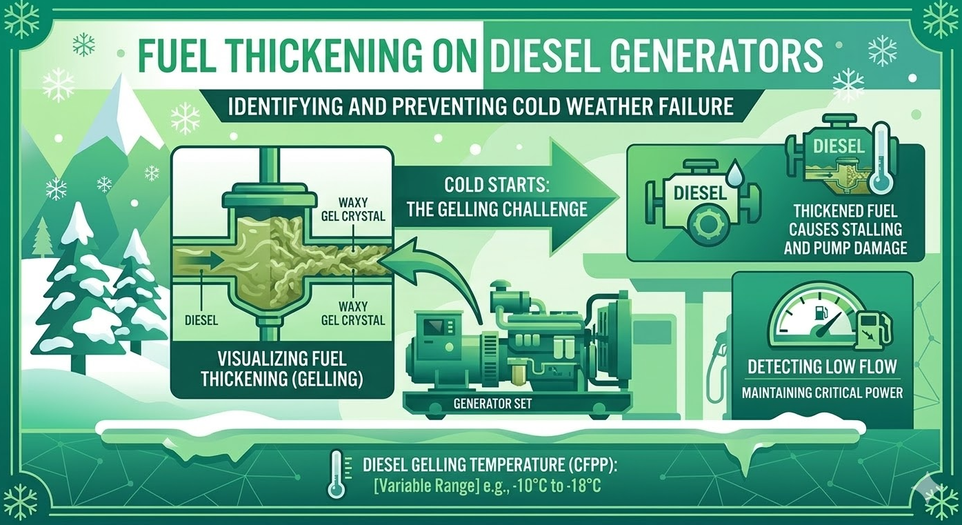 Difficulty of Cold Starting Generators Solutions 3 Fuel Thickening