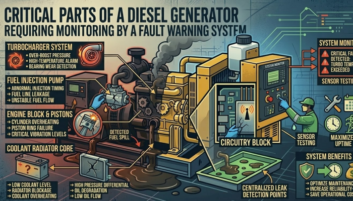 Parts that Need Diesel Generator Fault Warning System