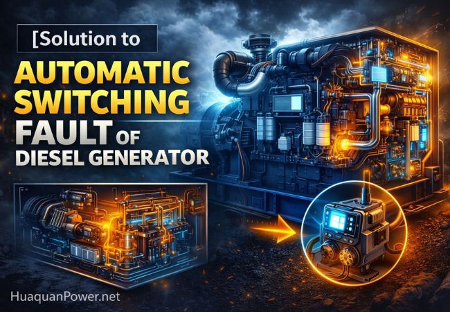 Automatic Switching Fault of Diesel Generator with ATS panel troubleshooting and industrial generator system overview
