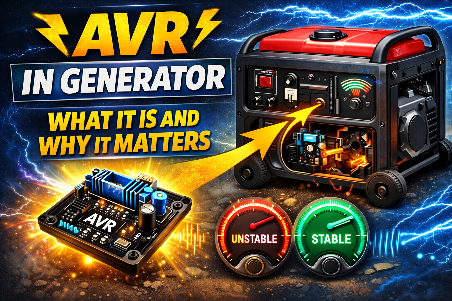 AVR in generator