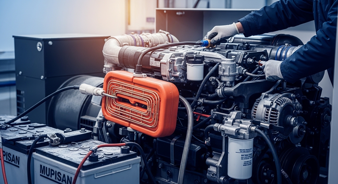 Startup plan for diesel generators in extremely cold regions 2 Engine block heaters are a must in extremely cold areas