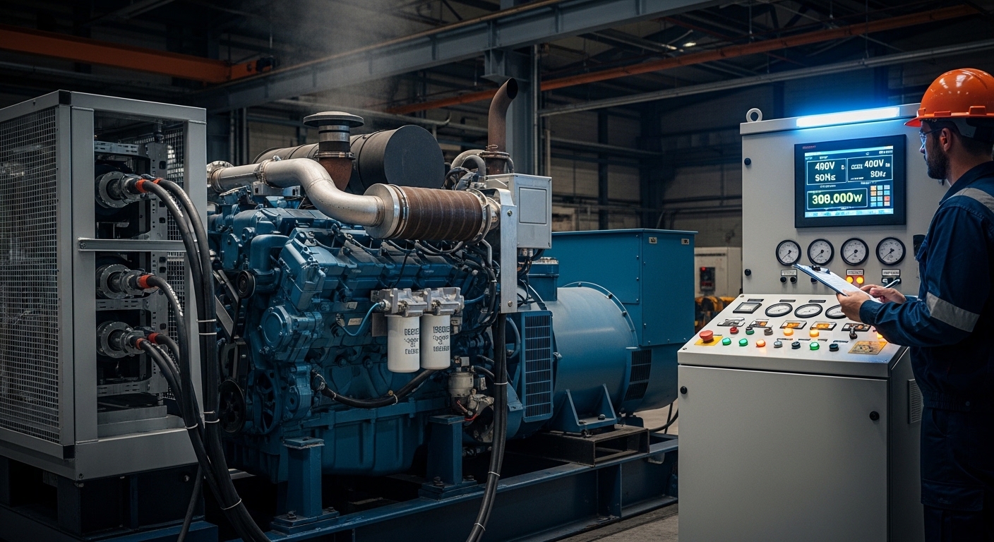 Preventive Maintenance Schedule for Diesel Generator 2 Run the generator under load to test the stability of voltage and frequency