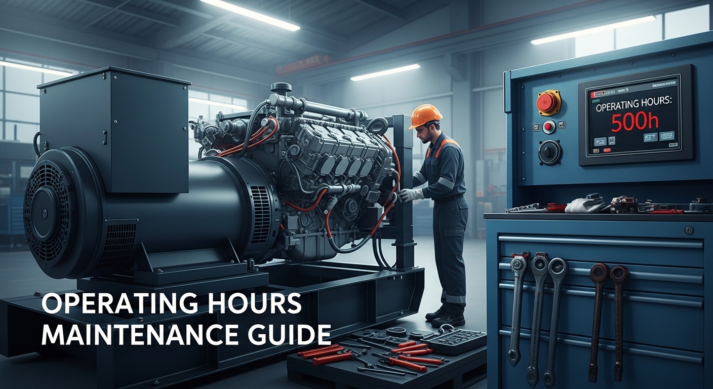 diesel generator maintenance based on operating hours inspection