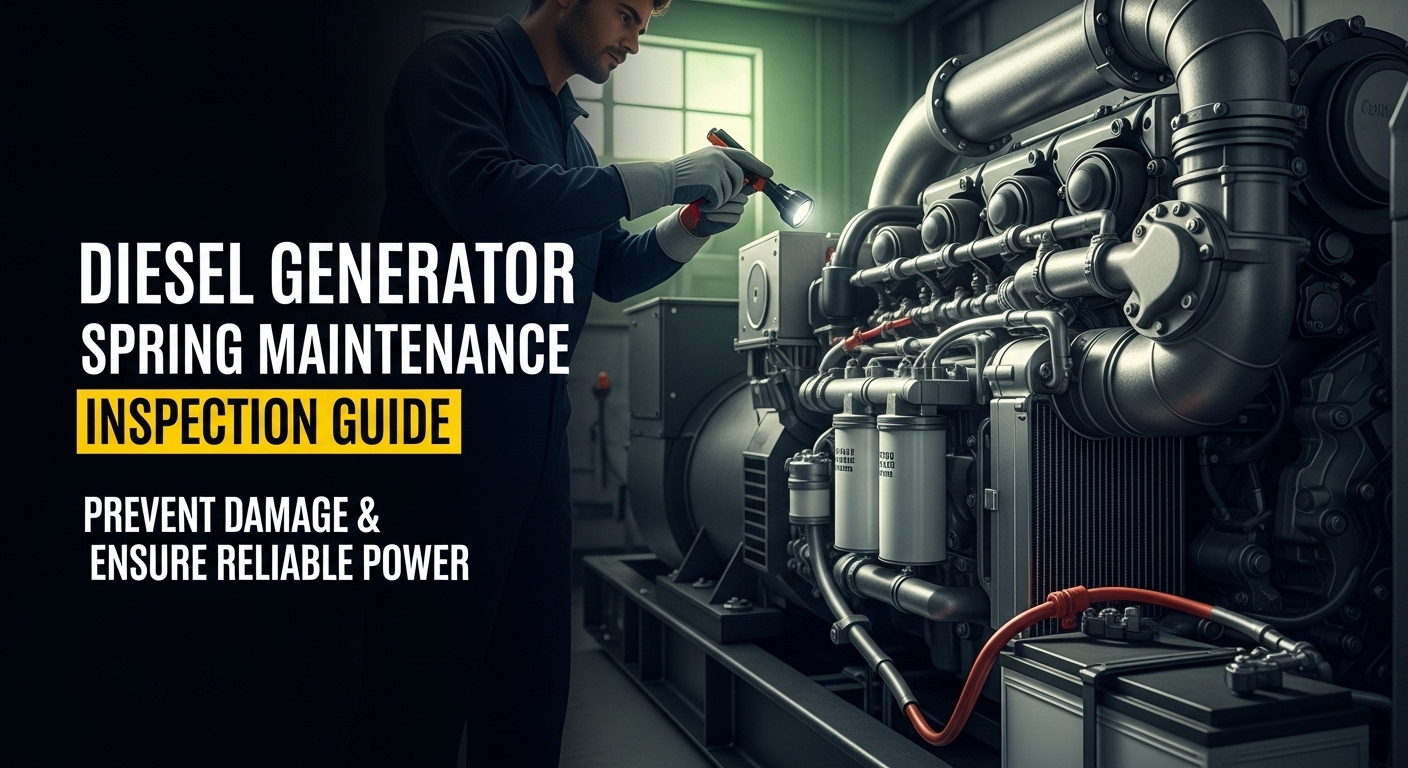 diesel generator spring maintenance inspection and seasonal servicing
