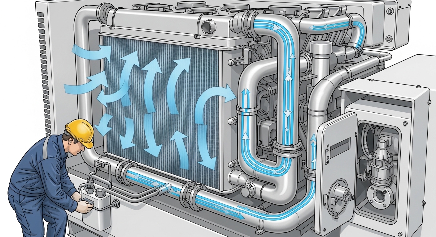 Diesel generator maintenance plan based on operating hours 3 diesel generator cooling system maintenance and radiator cleaning