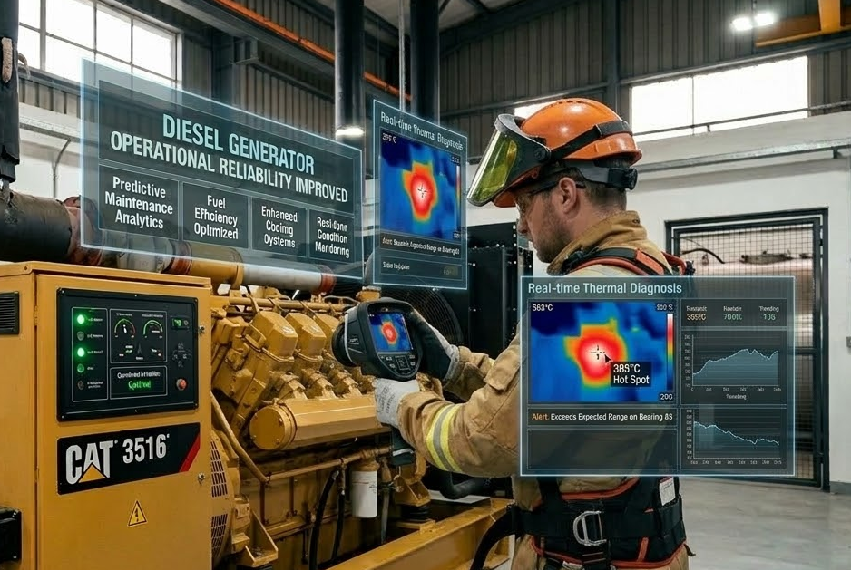 Infrared Thermal Imaging Inspection of Diesel Generator 3 You said Performing the Thermal Scan