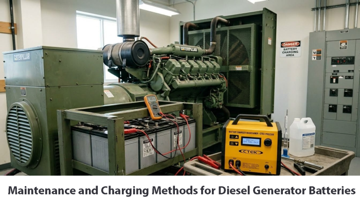 Diesel kragopwekker batterye