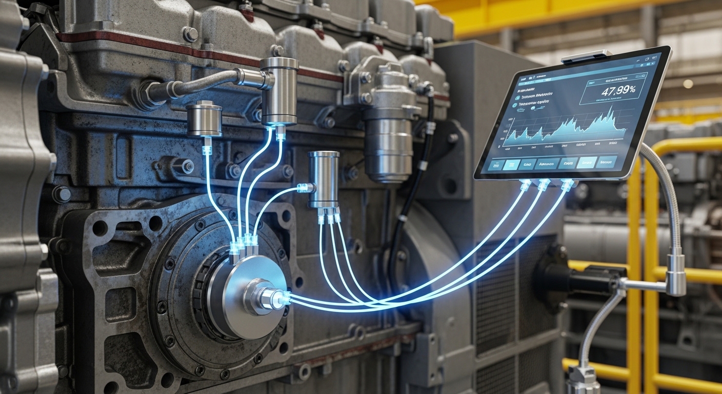 Application of Diesel Generator Condition Monitoring Technology 2 diesel generator sensors monitoring temperature vibration pressure monitoring technology