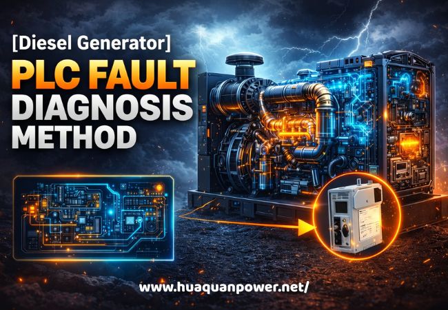 Diesel generator PLC fault diagnosis method with control panel system