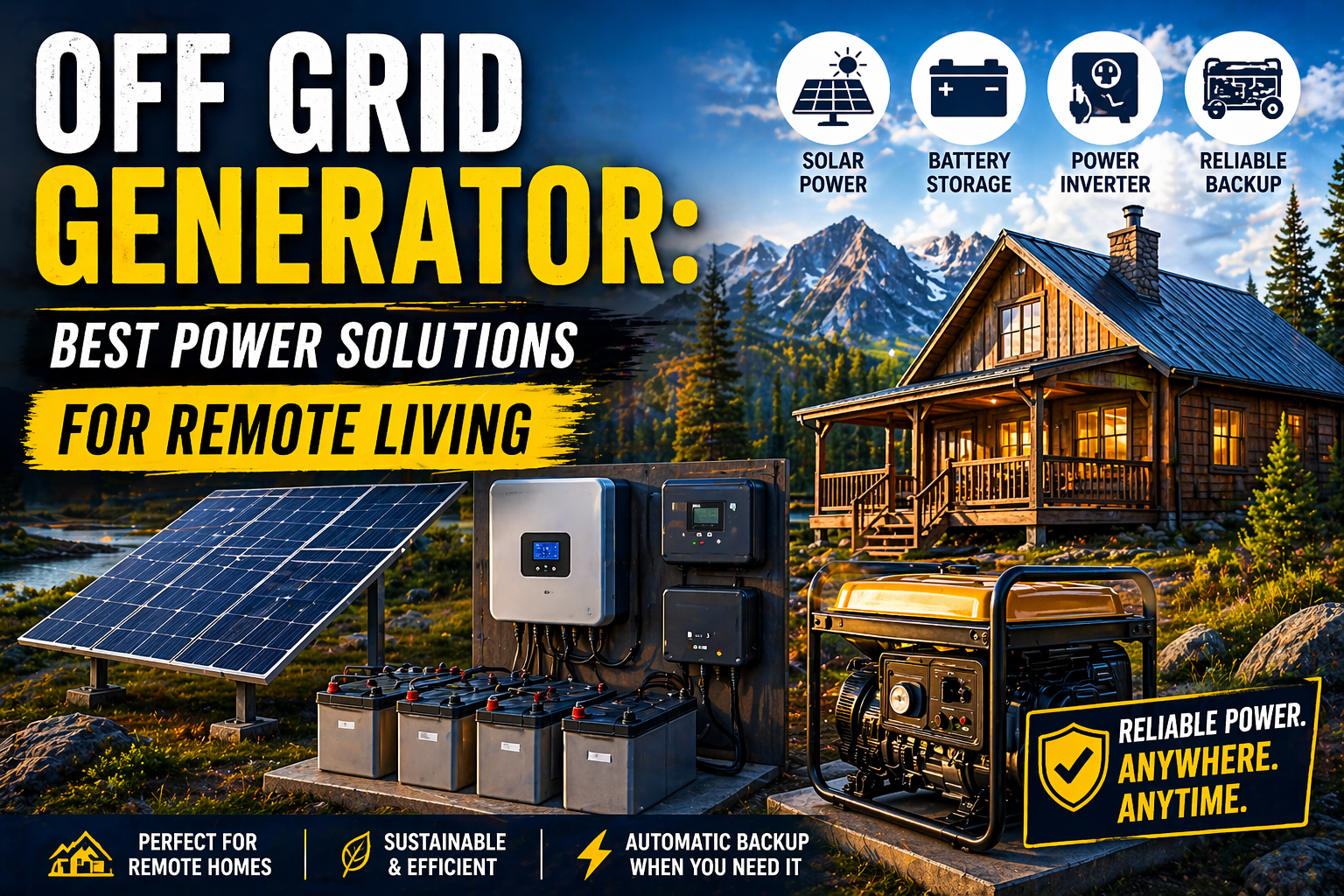 Off Grid Generator