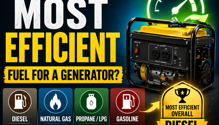 What is the Most Efficient Fuel for a Generator