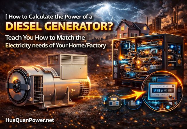 How to calculate the power of a diesel generator for home and factory electricity needs
