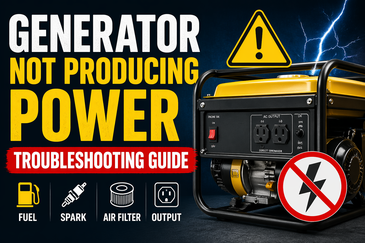 Generator Not Producing Power