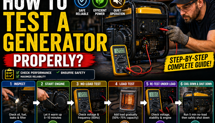 How to Test a Generator