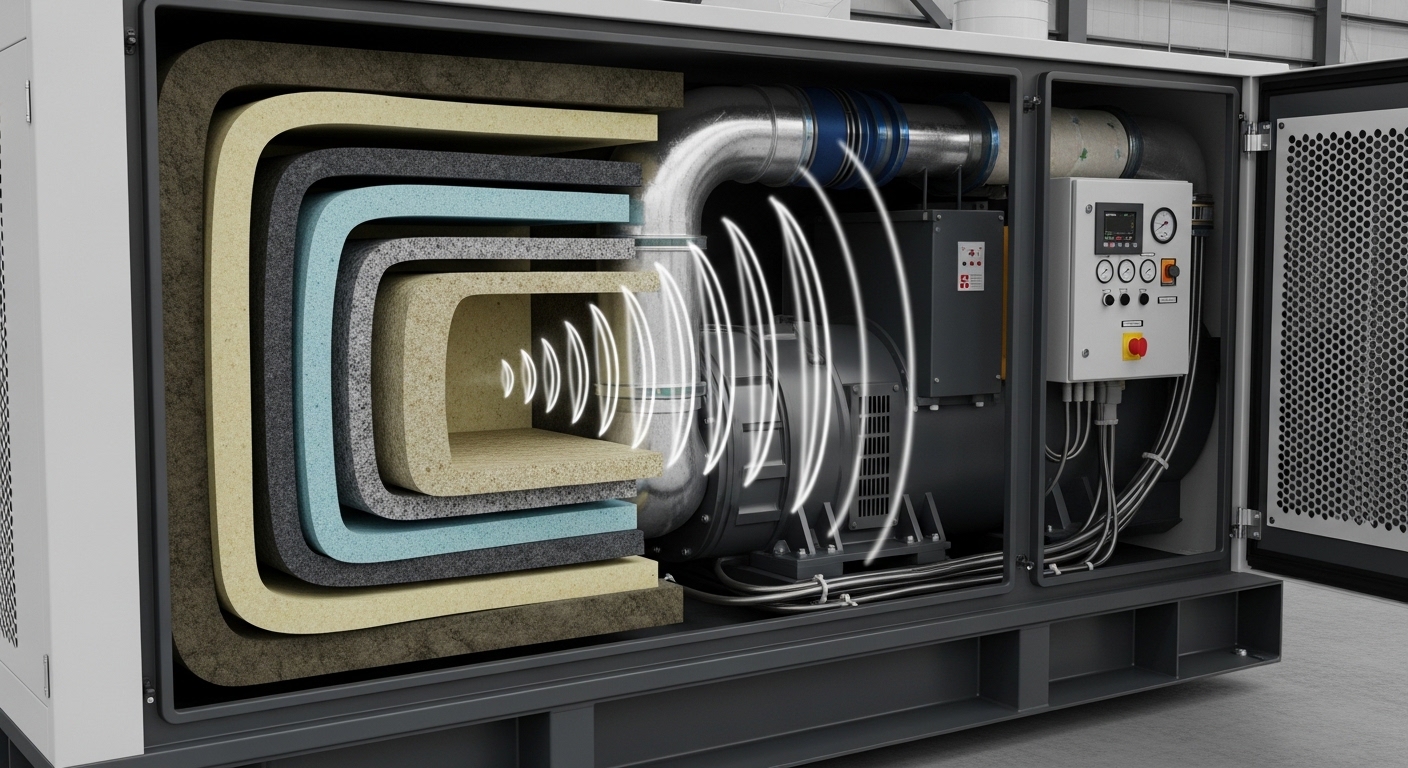 Comparação de marcas de geradores diesel silenciosos 3 silent diesel generator noise control acoustic enclosure design