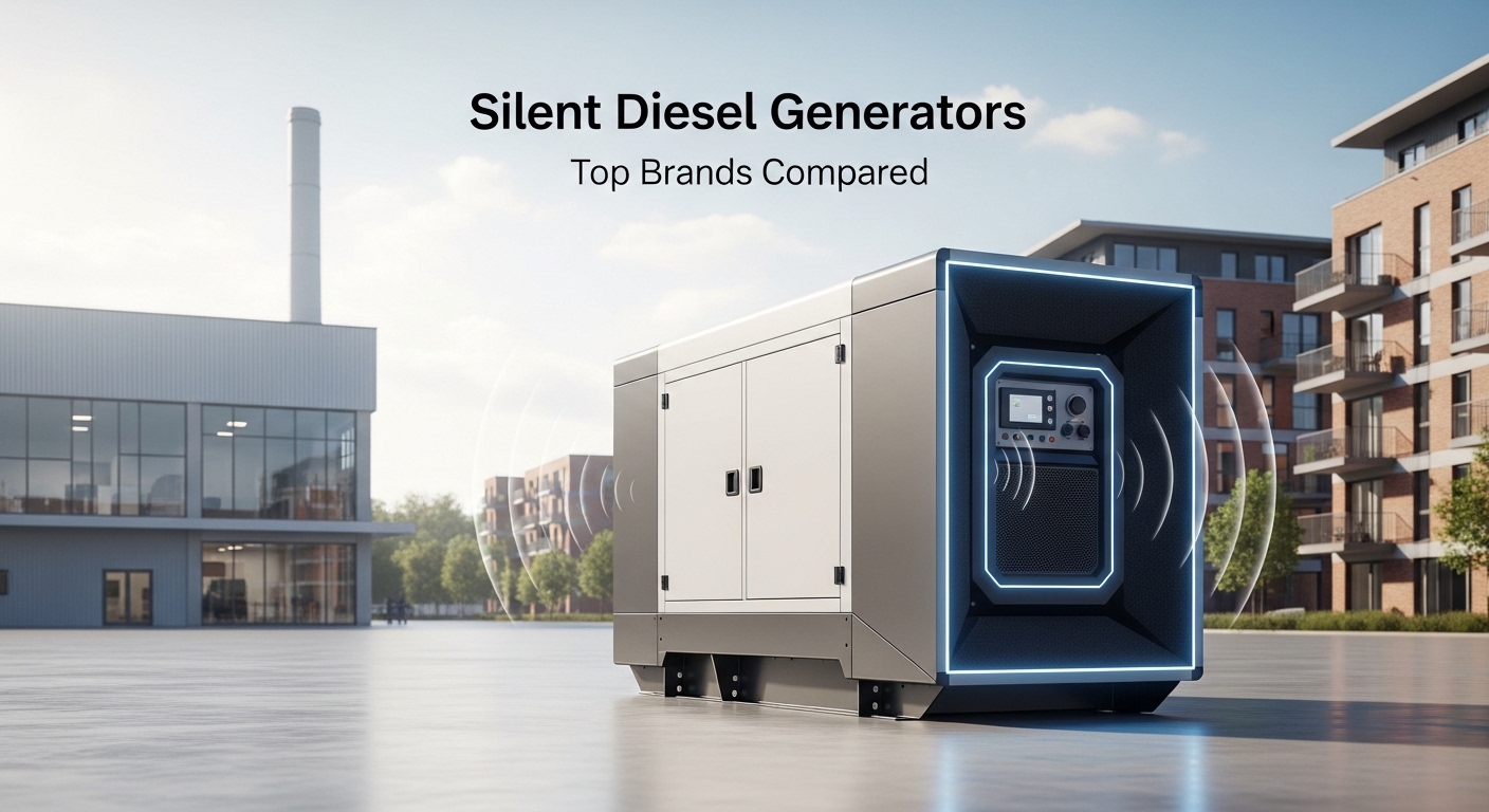 silent diesel generators comparison of top brands performance and noise control