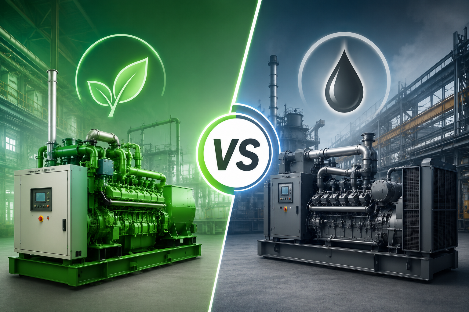 natural gas generator vs diesel generator
