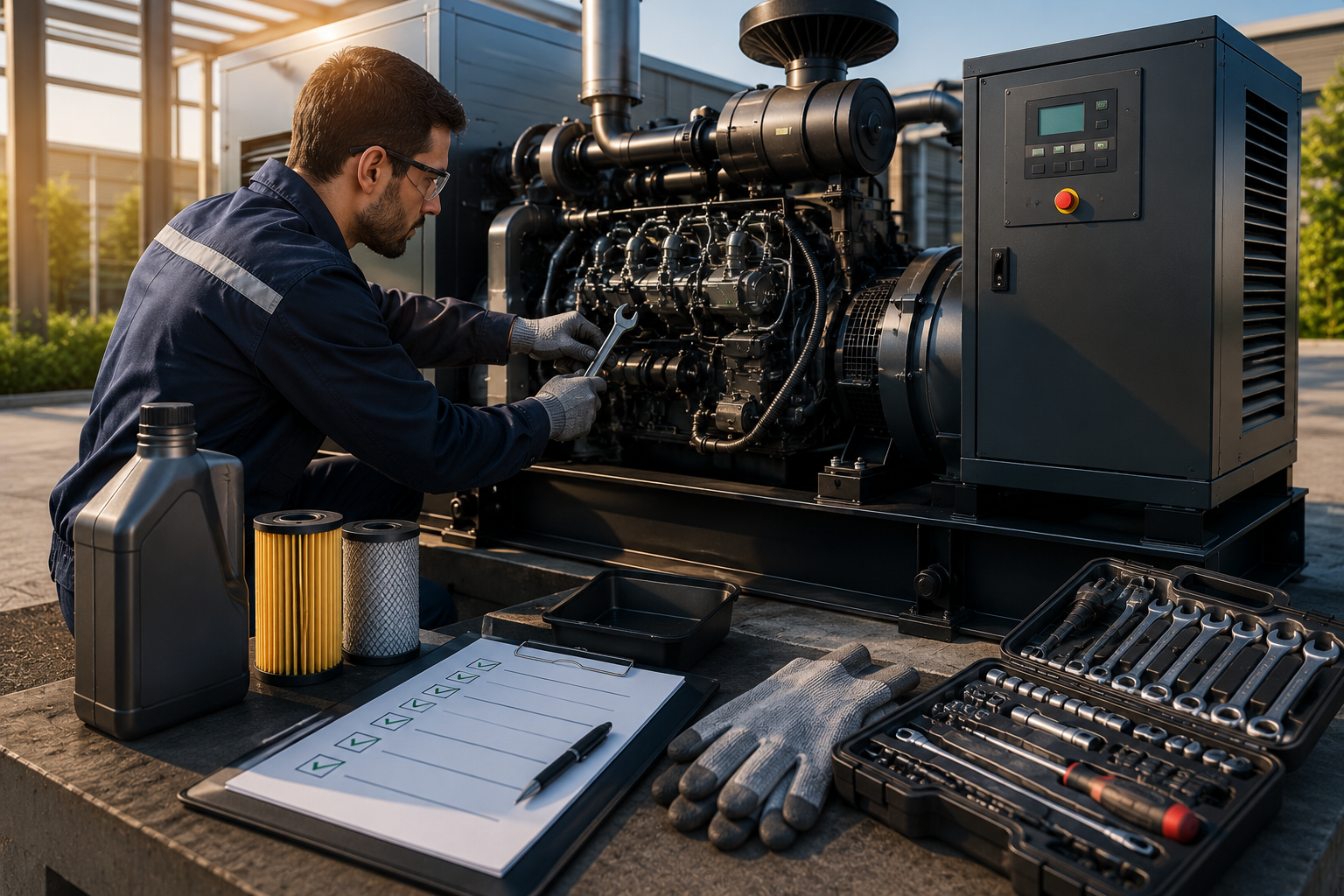 gas generator maintenance