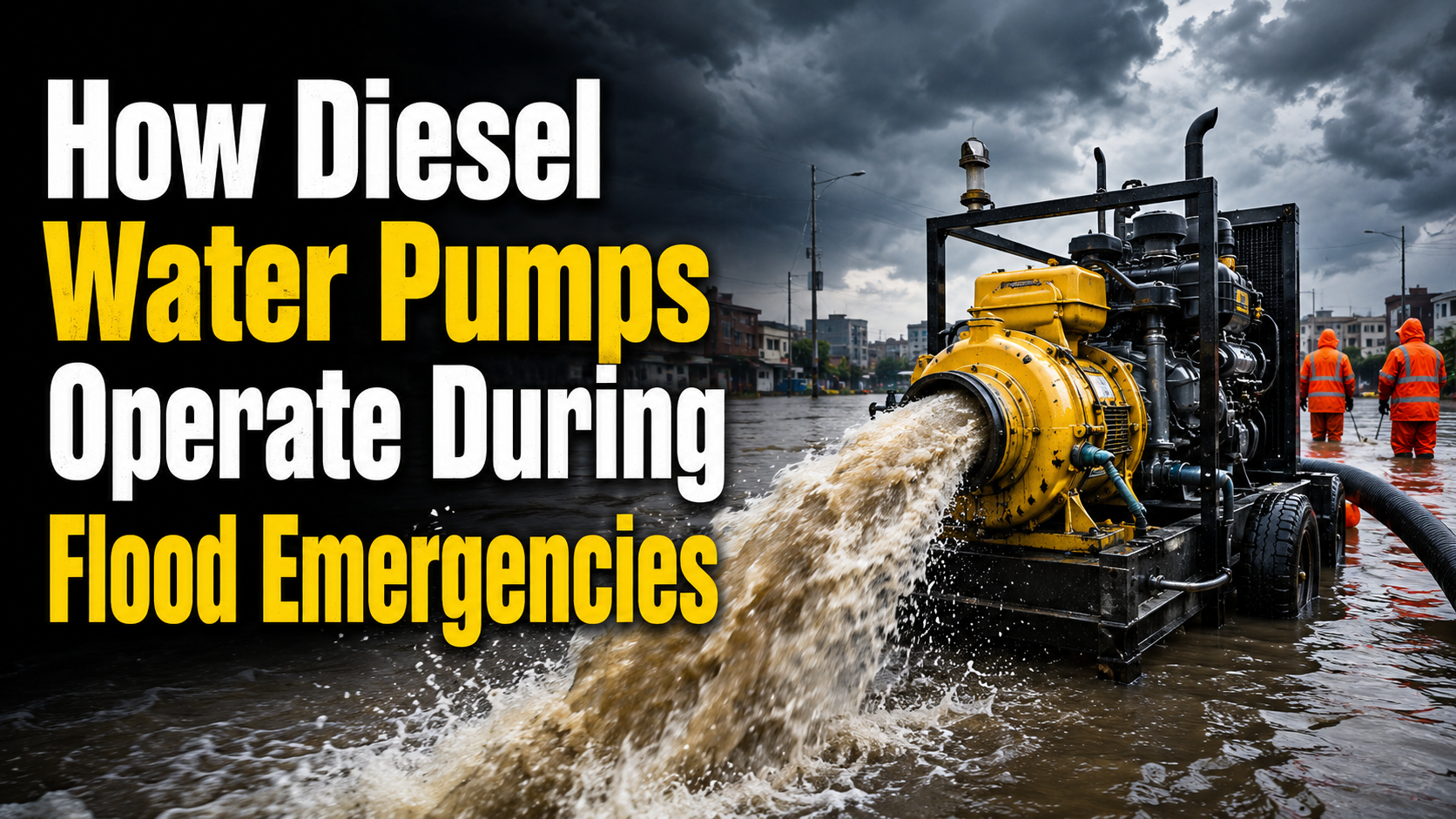 emergency diesel water pump