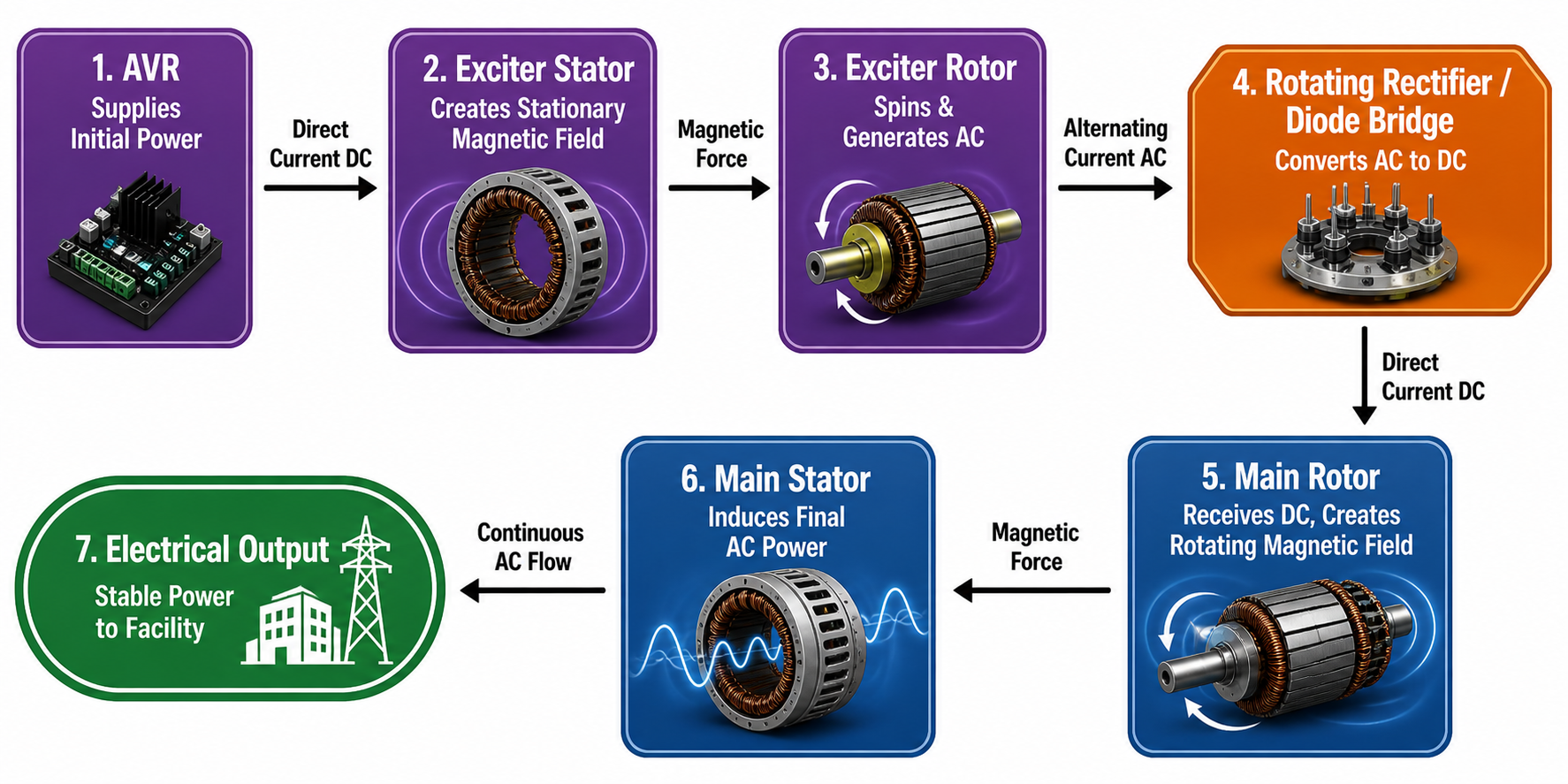 Brushless Alternator