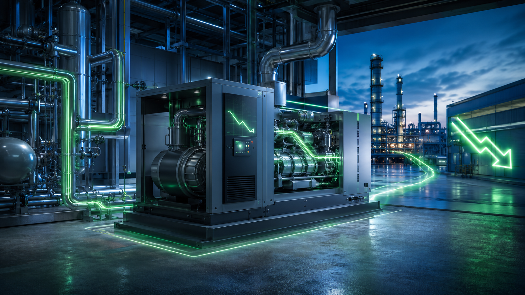 industrial gas generator