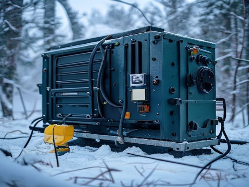 diesel generator cold weather performance - Diesel generator with block heater installed in co
