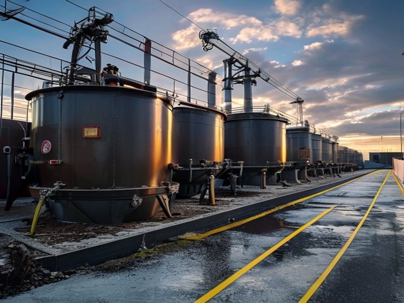 diesel generator fuel storage - Industrial diesel fuel storage tanks with proper c