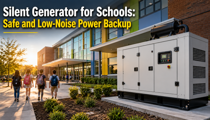 silent generator for schools