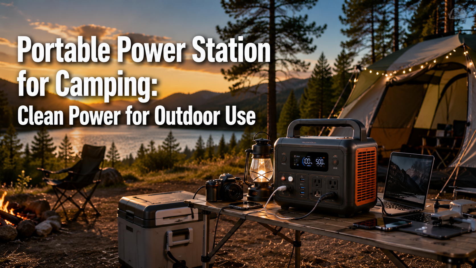 portable power station for camping