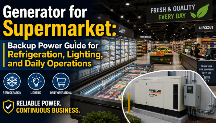 generator for supermarket