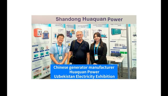 Chinese generator manufacturer Huaquan PowerParticipated in the Uzbekistan Electricity Exhibition。