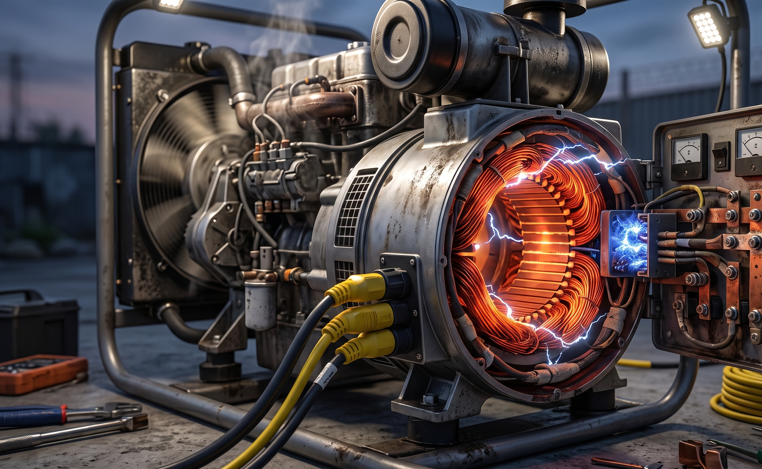 generator producing high voltage
