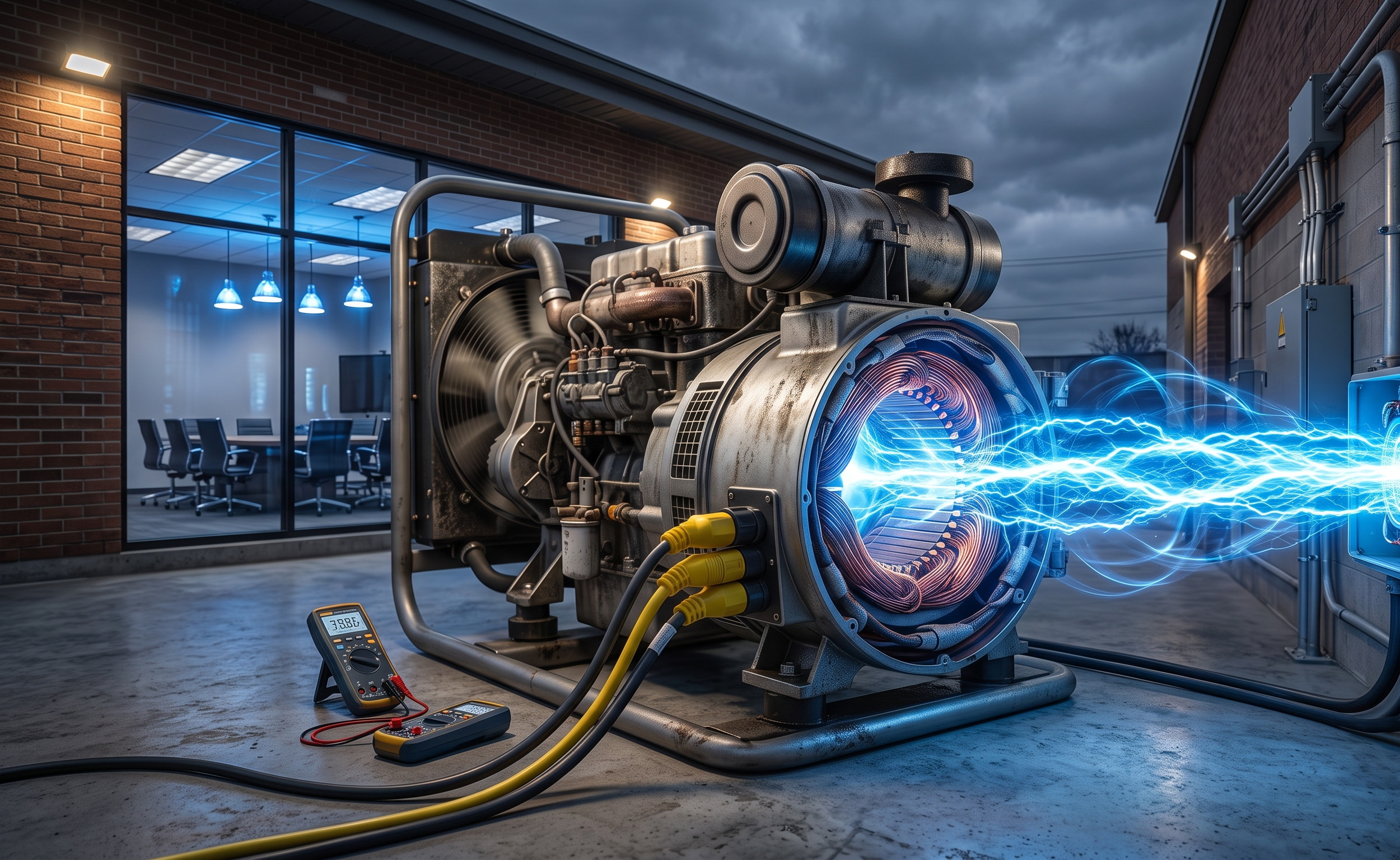 generator producing high voltage